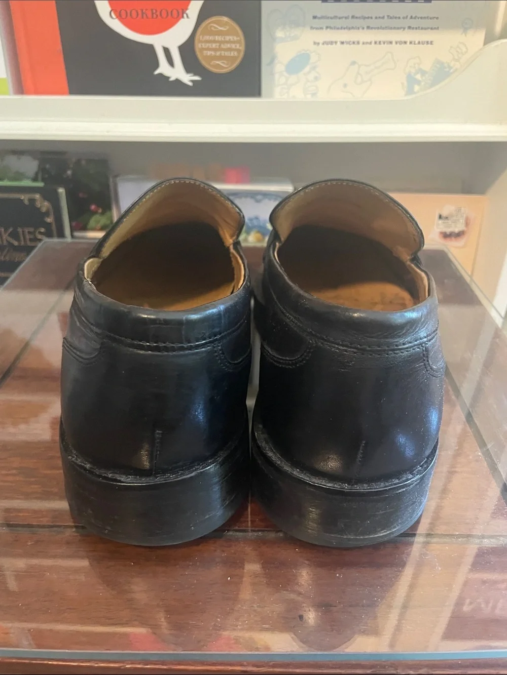 Cole Haan Men's Black Leather Slip-On Dress Loafers
